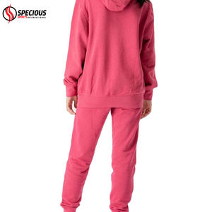 Nouveauté 2026 Stock en gros Qualité supérieure Léger Survêtement à capuche uni pour femme Vêtements de jogging - Product Image 2