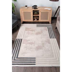 Alfombra tejida acrílica rectangular clásica Konfor Diva 9561, juego de alfombra gruesa hecha a máquina - Product Image 4