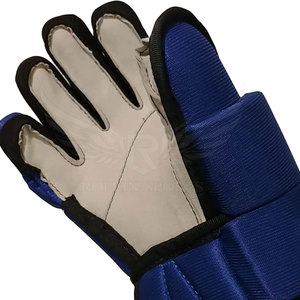 Guantes de Hockey sobre Hielo de Cuero de Alta Calidad con Palma Reforzada, Diseño de Dedos Completos Smart Guard, Correa de Muñeca Ajustable para Uso Prolongado - Product Image 6