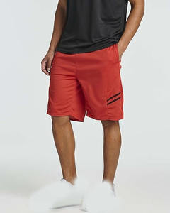 Hommes Sports d'été polyvalent grand pantalon jeunesse décontracté Shorts couleur unie lâche glace soie taille élastique motif-Hot Shorts - Product Image 2