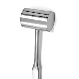 ค้อนกระดูก Endo Tech Orthopedic Hammer น้ำหนัก 500 กรัม ผลิตจากสแตนเลสสตีล 410 สีเงิน+ทอง ขนาด 9 นิ้ว ค้อนคอลลินสำหรับการผ่าตัด ใช้งานด้วยมือ น้ำหนักมาก สำหรับกระดูก - Product Image 1