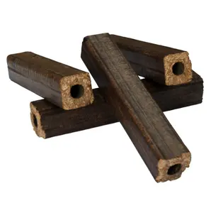 Briquetas de carbón de barbacoa de aserrín de madera dura hechas a máquina Pini Kay