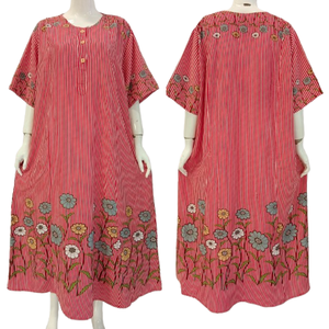 Chrysanta Robe Abaya en rayonne modeste pour femme à manches courtes et élégante pour un usage quotidien ou une soirée à la mode - Product Image 5