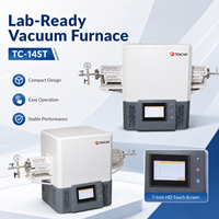 Four à tube sous vide numérique programmable pour laboratoire de frittage 1400°C avec tube en quartz, contrôle de précision 1C et protection de sécurité