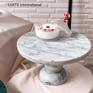 Bandeja de Navidad de mármol de alta calidad moderna, acento festivo para servir exhibición y manualidades navideñas, diseño de bandeja decorativa elegante - Product Image 2