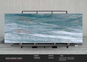 Élégance de la pierre polie offerte par des dalles de porcelaine brillantes de 800x2400 mm - Product Image 4