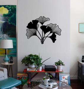 Decoración de pared de hoja de Metal de bajo precio para sala de estar TV sofá Fondo pared porche colgante artes y manualidades decoración del hogar moderna - Product Image 3