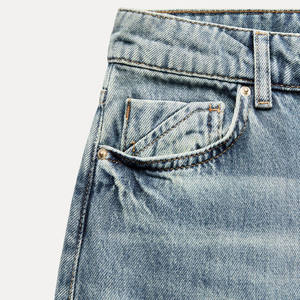 กางเกงยีนส์ขาตรงเอวต่ำขากว้างเป็นพิเศษสำหรับผู้หญิงกางเกงยีนส์สไตล์ญี่ปุ่น - Product Image 4