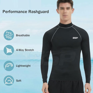 Usine de fabrication professionnelle Rash Guard Logo personnalisé imprimé Rash Guard en stock hommes Rash Guard - Product Image 2