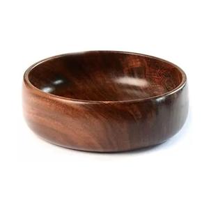 Ensaladera de madera de lujo Cuenco de sopa hecho a mano de calidad premium Clásico elegante Venta al por mayor Nuevo cuenco de madera para servir - Product Image 2