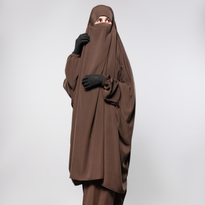 OEM Modest Fashion Muslim Women for Jilbab Premium Polyester Overhead with Plus Size Feature Low Minimum Order - Product Image 1