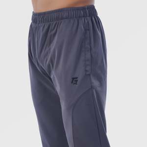 Voyager Formal Casual Lightweight Woven <b>Trousers</b> XL Size Grey with Zippers Decoration Windproof Mid-Waist Flat Front Style - Product Image 6