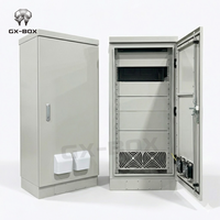 Armoire de contrôle télécom industrielle électrique 19 pouces à montage en rack IP65 pour extérieur, boîtier de distribution d'alimentation profilé 9 plis