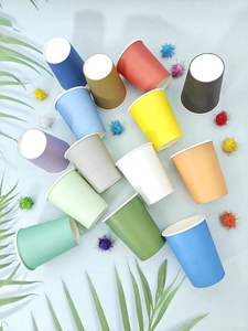 Vaso de Papel Desechable de Pared Simple de 12 oz para Restaurante y Cafetería, Impresión Personalizada Disponible - Product Image 2