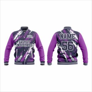 Chaqueta Varsity para Hombre, de Alta Gama, Personalizable, de Poliéster/Algodón, Resistente al Viento, con Cierre Frontal, Ecológica y Transpirable - Product Image 6