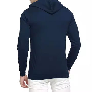 Sweats à capuche en molleton de coton pour hommes, design uni personnalisé, meilleur produit thermique pour hommes, coupe ample, sweats à capuche fabriqués au Pakistan pour hommes - Product Image 3
