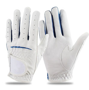 Gants de golf antidérapants en microfibre de haute qualité pour hommes et femmes, souples, respirants, durables, en cuir véritable, avec poignet réglable - Product Image 1