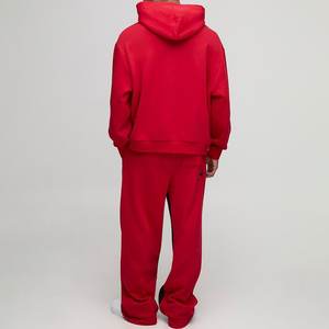 Venta al por mayor de moda logotipo rojo personalizado impreso para hombres chándales Streetwear chándales de alta exigencia para el invierno transpirable personalizado - Product Image 2