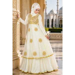 ชุดอาบายะทรงเอไลน์แบบหรูหรา คอสูง สำหรับคุณแม่เจ้าสาว - Product Image 1