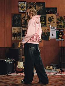 Sweats à capuche surdimensionnés épaule tombante poids lourd Boxy coupe ample Streetwear broderie personnalisée impression bouffante DTG fournisseur de sweats à capuche d'impression - Product Image 5