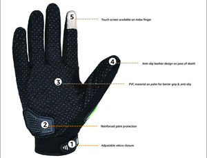 Guantes de carreras transpirables de alta calidad, para Motocross, motocicleta, fabricante - Product Image 5