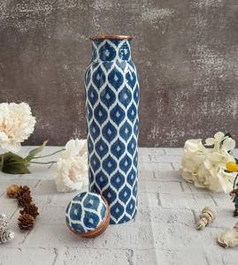 Bouteille en cuivre pour taille personnalisée et émail imprimé pour bouteilles d'eau de boisson à vendre produit et vente - Product Image 5