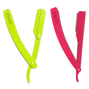 Navaja de Afeitar Recta Manual de Acero Inoxidable de Alta Calidad, Mango de Acero Inoxidable, Navaja de Afeitar Plegable Recta, 1 Pieza - Product Image 1