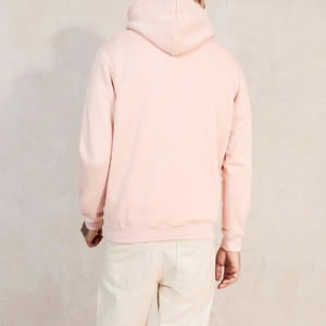 Sweat à capuche en relief à manches longues pour hommes confortable 100% coton hiver teint en tissu usé de haute qualité avec logo personnalisable - Product Image 6