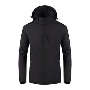 Blazer à logo personnalisé, combinaison étanche au vent pour hommes, imperméable, veste d'extérieur softshell pour hommes - Product Image 1