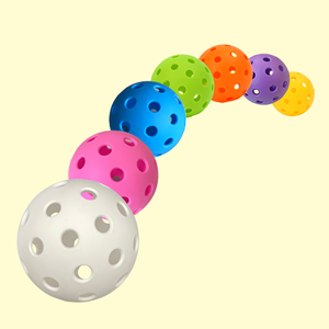 Balles de pickleball en plastique 40 trous personnalisables approuvées par l'USAPA respectueuses de l'environnement avec décoration de logo personnalisé - Product Image 4