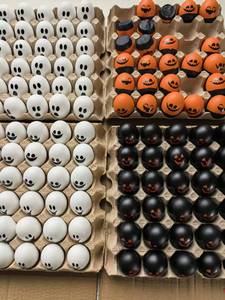 Cascaregg Huevos de Confeti de Halloween, Cascarones de Huevo Real, Confeti de Papel Ecológico Colorido para la Diversión en Fiestas - Product Image 3