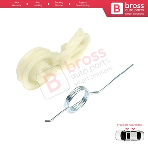 BWR1110 Clips de guía de cable para reparación de elevalunas derecho para Modus Scenic MK2 3 206 307 C3 MK1 Xsara Meriva A - Product Image 6