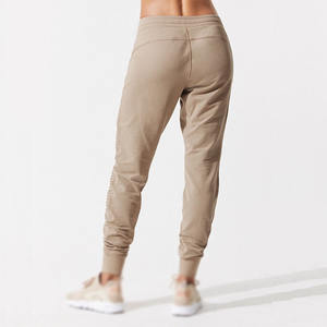 Pantalons de survêtement pour femmes, en coton et polyester, coupe ample, tricotés, taille haute, imperméables, écologiques, jambes larges - Product Image 3