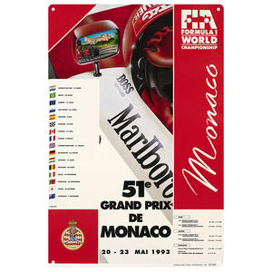Venta al por mayor personalizado 20x30 CM CARTEL DE Metal hombre cueva o Club pared arte divertido Rallye <span class=keywords><strong>Monte</strong></span> <span class=keywords><strong>Carlo</strong></span> Placa de hojalata Vintage cartel de pared de Metal - Product Image 3