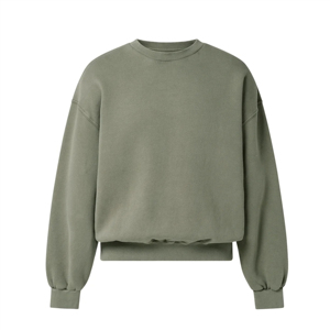 Sweat-shirts à col rond en molleton français pour hommes, décontractés, 100% coton, écologiques, respirants, à séchage rapide, OEM - Product Image 5