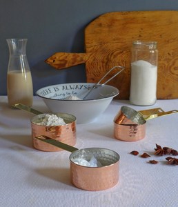 Taza medidora de cobre puro con mango de latón para cocinar y hornear, herramientas de cocina para el hogar, taza medidora y cuchara de diferentes tamaños - Product Image 5