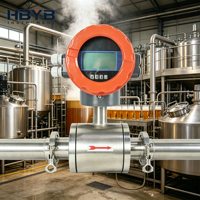 Medidor de Flujo Electromagnético Bidireccional con Pantalla LCD Inteligente de Respuesta Rápida, 4-20mA, Pulso, RS485, HART, para Agua Potable