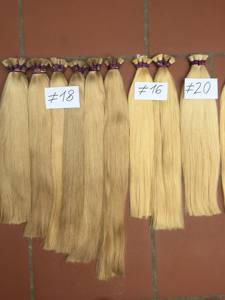 Vente en gros de meilleure qualité Extension de cheveux Remy vietnamiens en vrac cheveux humains droits et colorés - Product Image 3