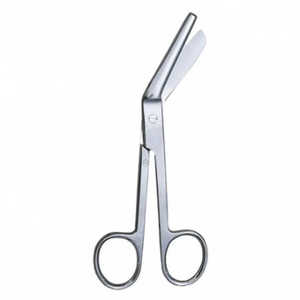 กรรไกรตัดไอริสแบบใช้ครั้งเดียวทำจากสเตนเลสมีปลายตรงสำหรับการผ่าตัด - Product Image 1