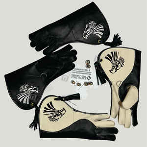 Nouvelle conception, prix de gros, gants de fauconnerie de haute qualité, cuir, carbone, imperméables, légers, vente, service OEM ODM, robustes - Product Image 5