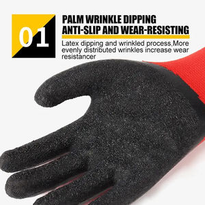 Excellent <b>Grip</b> and Static <b>Control</b> Rubber Palm ESD Safety Gloves for Electrical Working - Product Image 4