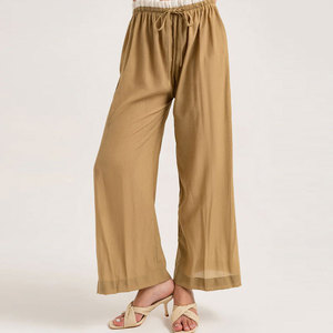 Vente chaude de pantalons en coton et polyester de qualité supérieure pour femmes avec une taille moyenne pour l'hiver - Product Image 2