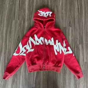 Suéter Holgado de Diseño Moderno con Efecto Desgastado |   Mejor Vendido: Lavado Ácido Desgastado |   100% Algodón, Estilo Urbano, Secado Rápido, Muestra Gratis - Product Image 3