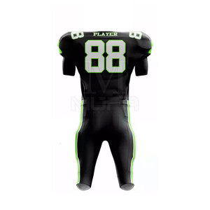 Uniforme de fútbol americano de secado rápido de alta calidad, ropa deportiva de Color sólido hecha a medida, talla XL, estilo superior transpirable y elegante - Product Image 2