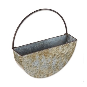 Jardineras de pared de Zinc, jardineras de acero galvanizado colgantes, planta de suelo de estilo americano - Product Image 6
