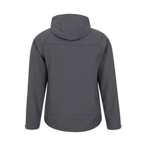 Veste Softshell légère pour hommes Fermeture à glissière en toile de qualité Longue hiver à capuche Nouveau design Technique de teinture unie Taille personnalisée - Product Image 3