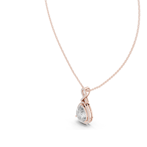 Collier pendentif en diamant CVD EF VVS-VS créé en laboratoire, diamants taille poire 4,184 CT, 18 carats, 14 carats, or rose, or jaune, or blanc, pour femme, fiançailles - Product Image 5