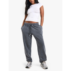 Athletic <b>Women</b> <b>Sweatpants</b> Regular Fit Stretchy Fleece Fabric Drawstring Waist Lightweight Breathable Design Running Streetwear - Product Image 5