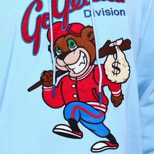 Sudaderas con Bordado de Chenilla 100% Algodón del Fabricante Pakistaní para Hombre, Temporada de Invierno, Felpa Teñida Digital Lisa, Logotipo Personalizado - Product Image 6