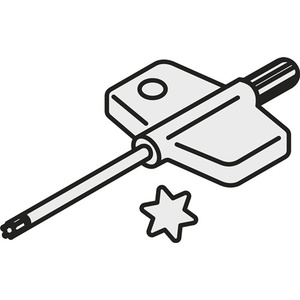 Llave Torx T08P ISO FLAG 4g Peso Bruto por PRAMET - Product Image 1